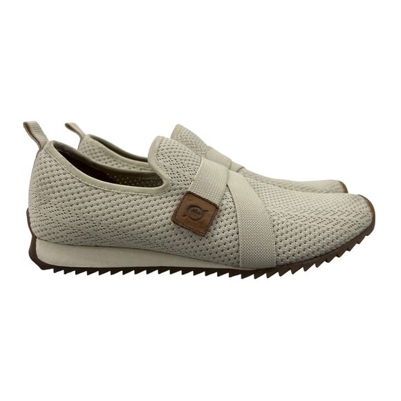 Born Sneakers Mens 11 Beige Newbury Knit Perf Activewear Trainers Slip On VCJE23 - Picture 1 of 12